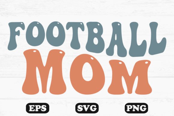 Football Mom Retro Wavy SVG: An Embroidery Review