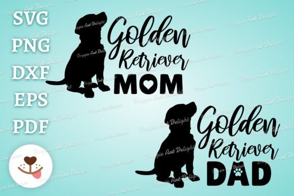 Golden Retriever Mom Dad Design Review