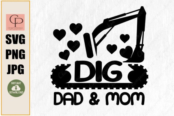 I Dig Dad and Mom Valentine's Day SVG: A Stitch Review