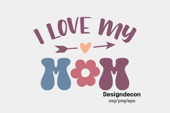 I Love My Mom Retro Sublimation SVG: A Stitch Test