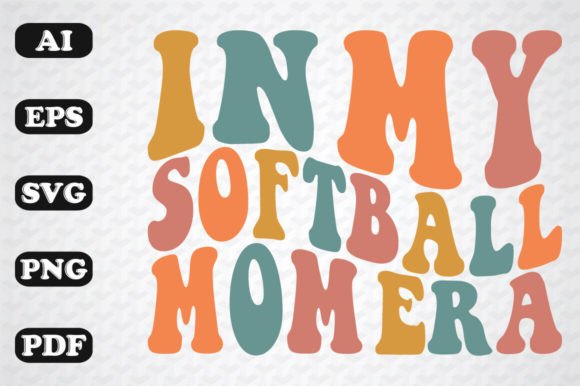In My Softball Mom Era Retro SVG Review