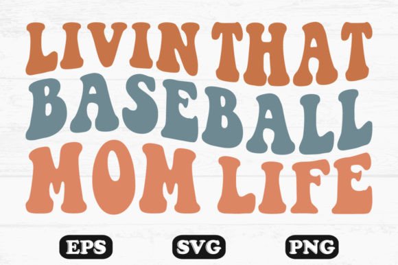 Livin That Baseball Mom Life Retro SVG Review