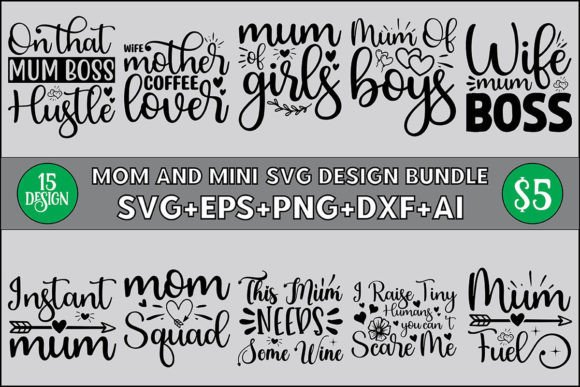 Mom and Mini SVG Bundle: An Embroidery Review