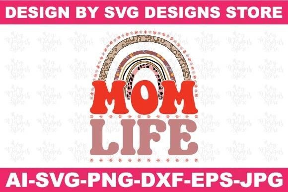 Mom Life Christmas SVG PNG Design Review