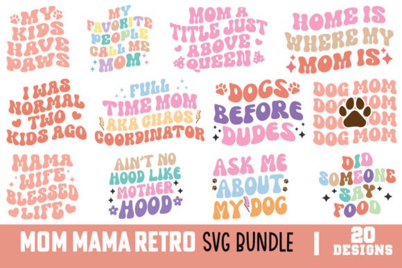Mom Mama Retro SVG Bundle: An Embroidery Review