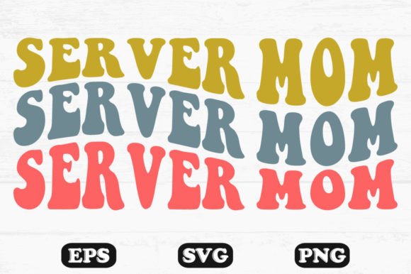 Server Mom Retro Wavy SVG: An Embroidery Review