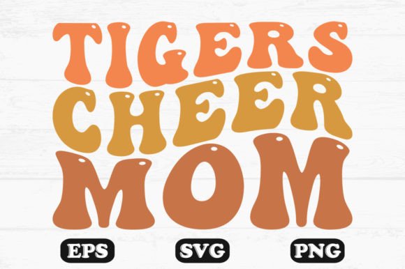 Tigers Cheer Mom Retro Wavy SVG: An Embroidery Review